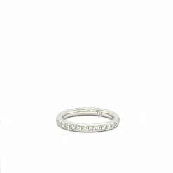 Bague en or blanc 18 carats avec diamants