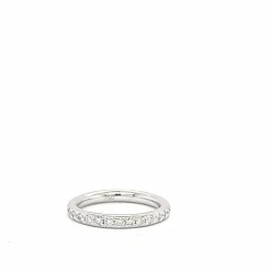 Bague en or blanc 18 carats avec diamants