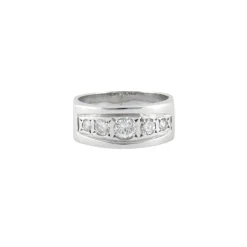 Bague en or blanc & diamants