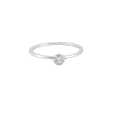 Bague en Or blanc & diamant
