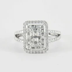 Bague en Or Blanc & diamants