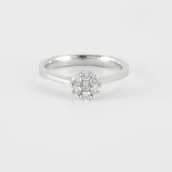 Bague en Or Blanc & diamants