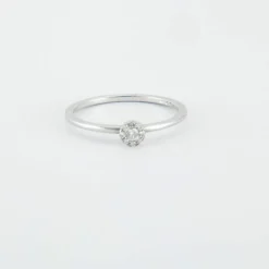 Bague en Or blanc & diamant