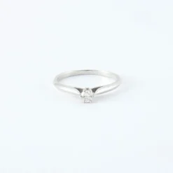 Bague en or blanc & diamants