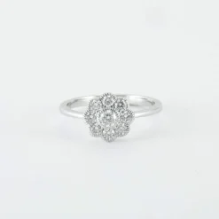 Bague en Or blanc & diamants