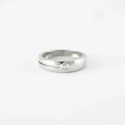 Bague en Or blanc & diamants
