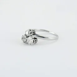 Bague en or blanc & diamants