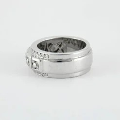 Bague en or blanc & diamants