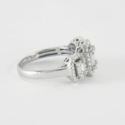 Bague en Or Blanc & diamants