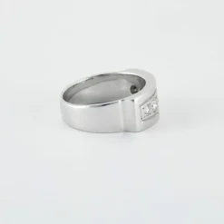 Bague en or blanc & diamants