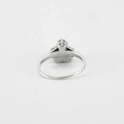 Bague en or blanc & diamants