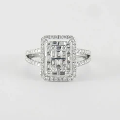 Bague en Or Blanc & diamants