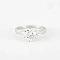 Bague en Or Blanc & diamants