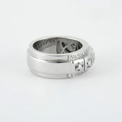 Bague en or blanc & diamants