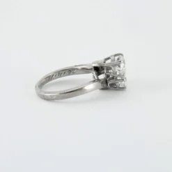 Bague en or blanc & diamants