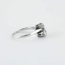 Bague en or blanc & diamants