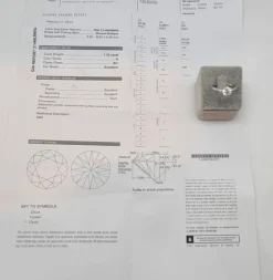 Bague en Or blanc & diamants