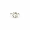 Bague en or blanc 18 kt avec diamants 0,70 ct