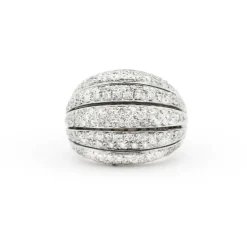 Bague en or blanc avec diamants de 0,76 carat