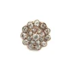 Bague en or blanc avec diamants
