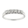 Bague en or blanc avec diamants