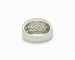 Bague en or blanc avec diamants de 1,50 ct