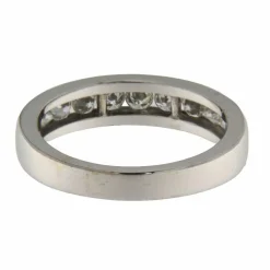 Bague en or blanc avec diamants de 0,99 ct