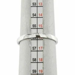 Bague en or blanc avec émeraude et diamants