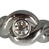 Bague en or blanc, diamant