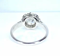 Bague en or blanc Diamant taille brillant