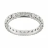 Bague en or blanc et diamants