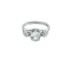 Bague en or blanc et diamants