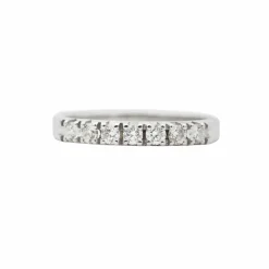 Bague en or blanc et diamant