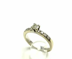 Bague en or blanc et diamants de Biandrate Gioielli