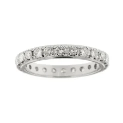 Bague en or blanc et diamants