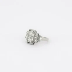 Bague en Or blanc et diamants