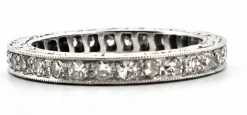 Bague en or blanc et diamants