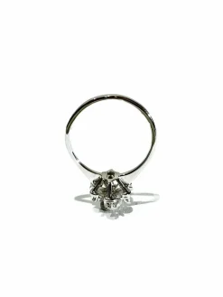 Bague en or blanc et diamants