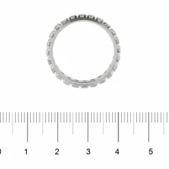 Bague en or blanc et diamants