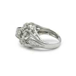 Bague en Or blanc, Platine & Diamants