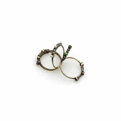 Bague en or, diamant, rubis, saphir, grenat, perle