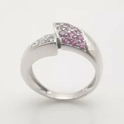 Bague en or diamants & saphirs