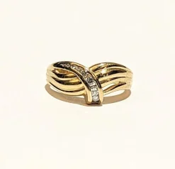 Bague en or et diamants