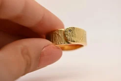 Bague en or et diamants