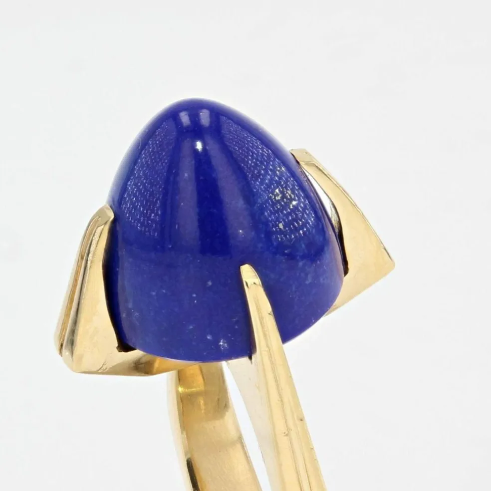 Bague en or et lapis lazuli vintage
