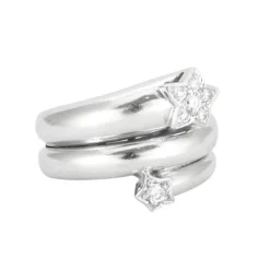 Bague en Or gris, diamants
