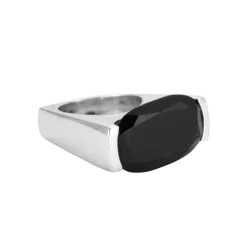 Bague en Or gris, Onyx