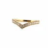 Bague en or jaune 18 carats et diamants