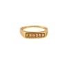 Bague en Or jaune & diamants