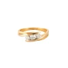 Bague en Or jaune & diamants